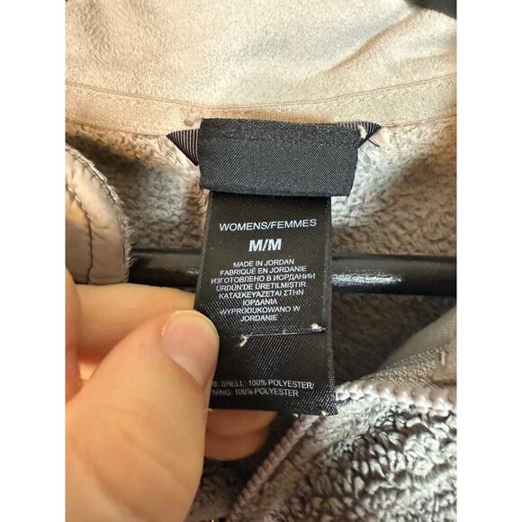 The North Face Osito 2 Gray Breast Cancer Awareness Fuzy Soft Jacket - Medium - Picture 7 of 8